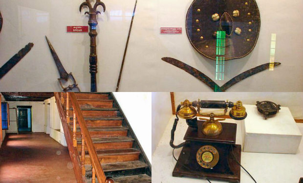 Some exhibits at the Arakkal Museum. Some exhibits at the Arakkal Museum.